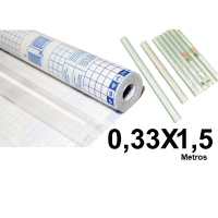 FORRALIBROS ADHESIVO 0,33X1,5 MTS. - PACK 6 UDS. 