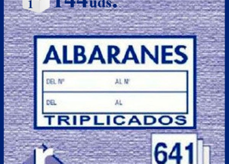 0520641 TALONARIO ALBARANES, PAQUETE 10 UDS