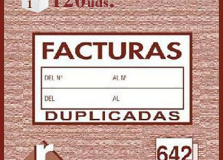 0520642 TALONARIO FACTURAS, PAQUETE 10 